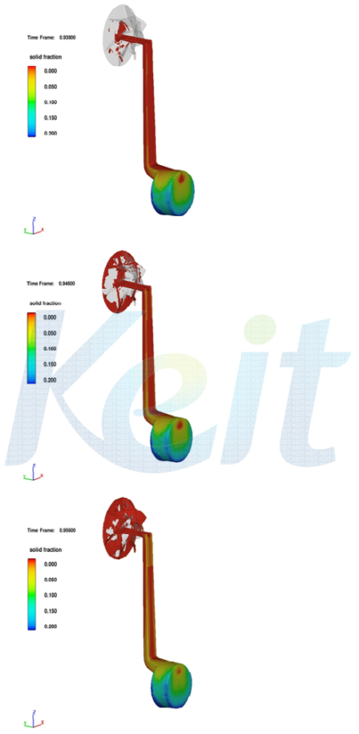 3차원 유동해석 결과 - Solid Fraction(3)