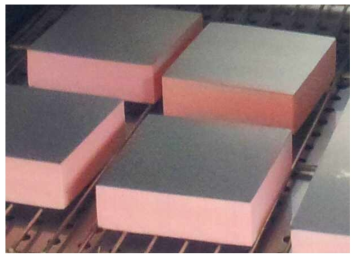 알루미늄 박판으로 표면처리된 판넬용 페놀폼 단열재 시편