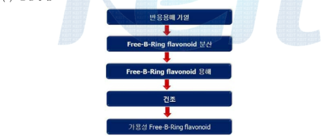 Free-B-Ring flavonid 제조공정 validation을 위한 제조공정