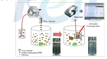 나노입자 제조 모식도