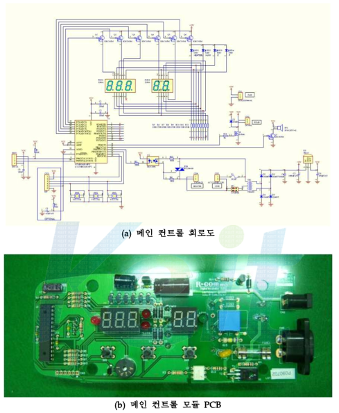 메인 컨트롤 모듈 회로도 및 PCB