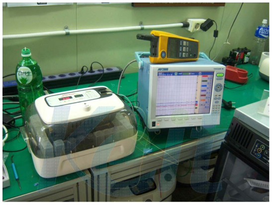 곤충부화기 온도, 습도 분석 시험