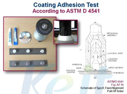 부착력 테스트방법