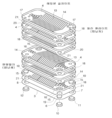 TITANIUM PLATE-TYPE HEATEXCHANGER