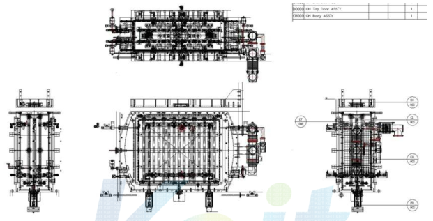 챔버 전체 도면