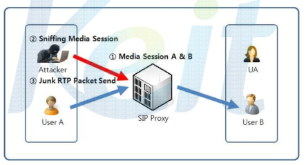 RTP Flooding 공격