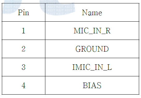 Main PCB (Bottom) Pin 배열