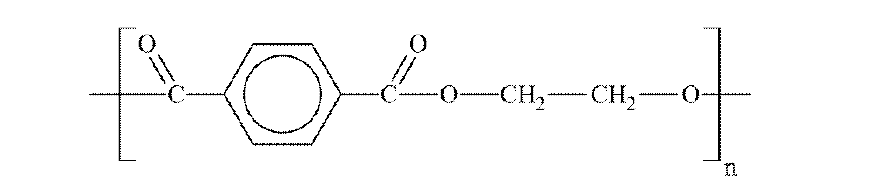 PET (Polyethylene Terephtalate) 구조식