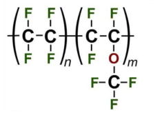 PFA 수지의 화학 구조식