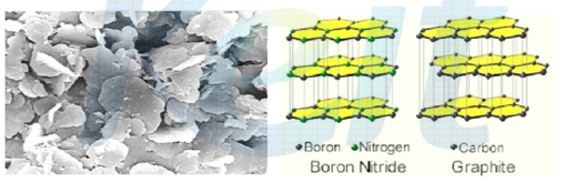 판상형 BN 입자 모양