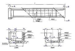 농수로 블록 도면
