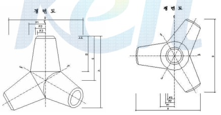 테트라포드(TTP) 도면