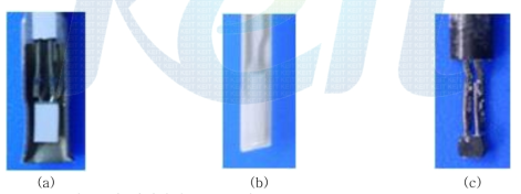 각 경쟁사의 온도 소자 (a) Stoneridge (b) Epiq (c) NTK