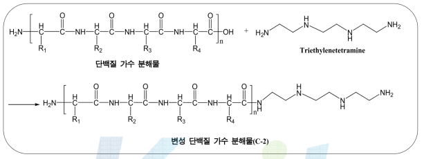 Triethylenetetramine을 이용한 amination 반응 mechanism