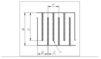 Cantilever Spring Notching 도면