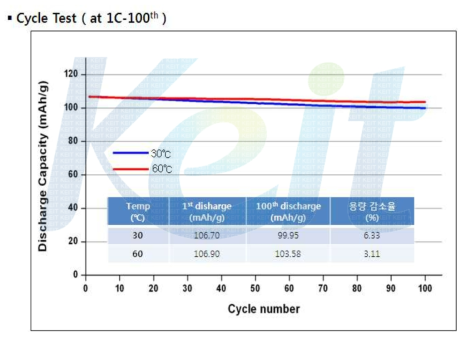 Coin half cell 고온(60℃) 안정성 평가