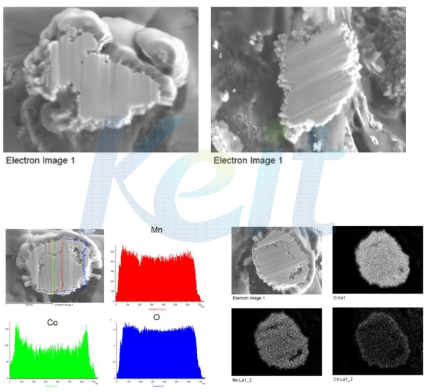 SEM-EDS Line Profile & image mapping 분석