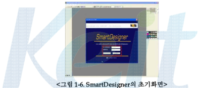 SmartDesigner의 초기화면>