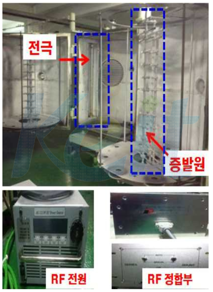 고주파 발생 플라즈마 나노진공증착 시스템 구성