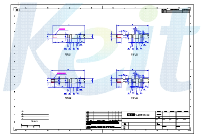 개발 제품 Spool 도면