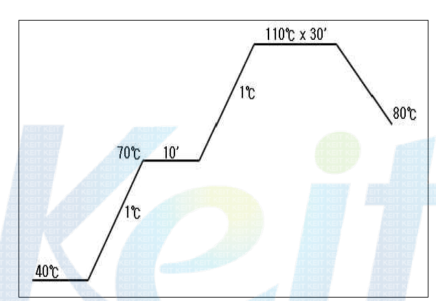 축소 공정 조건(110℃×30분)