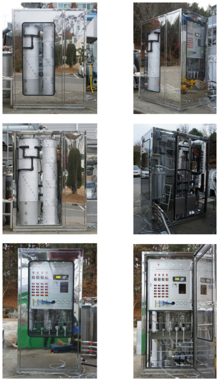 50kW급 연료개질기 평가장치 외관
