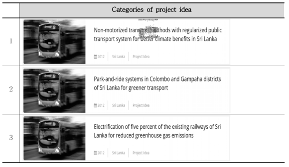 수송부문 project idea