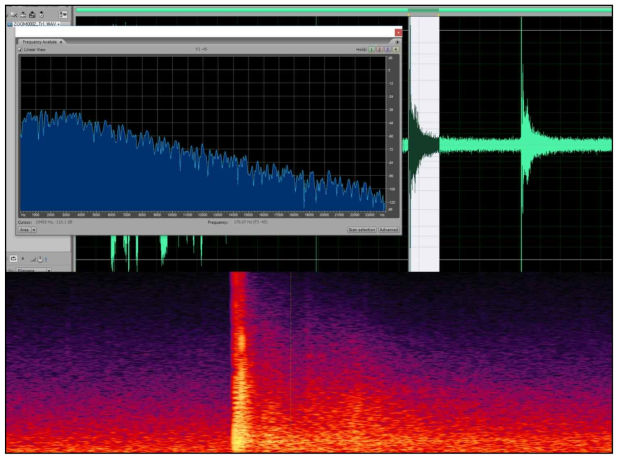 삼척 환선굴(임펄스 응답 특성 및 Spectral Frequency Response)