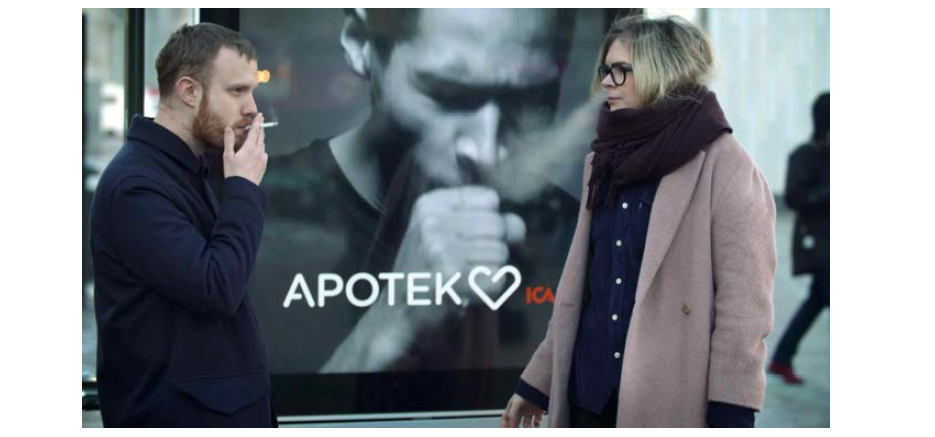 The coughing billboard 캠페인, 2016년 스웨덴