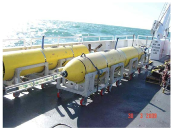 MIT AUV Unicorn with 16-element nose array