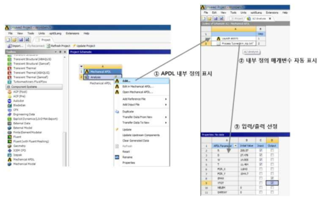 ANSYS Workbench APDL 모듈