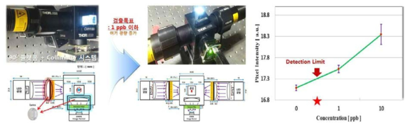 여기 광량 증가로 안정적인 검출한계 확보