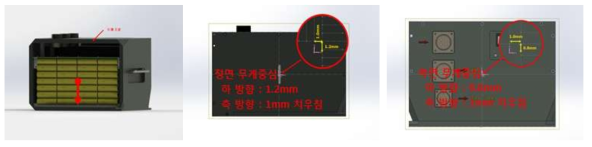 무게 중심 점검