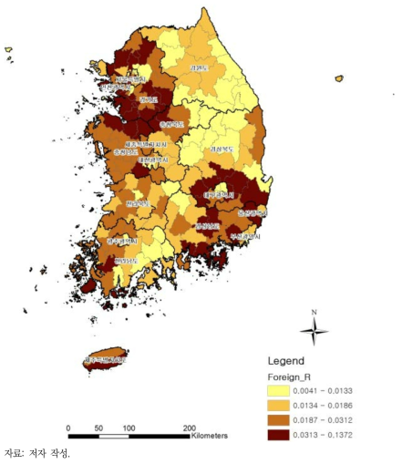 외국인 비율 현황