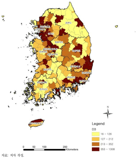 순환계통질환 사망자 수(명)