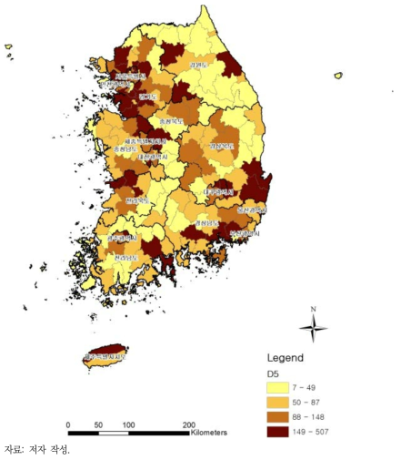 뇌혈관질환 사망자 수(명)