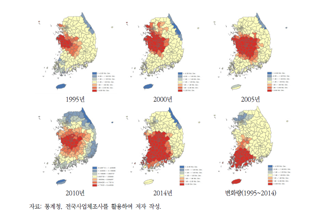 고용 다양성 핫스팟