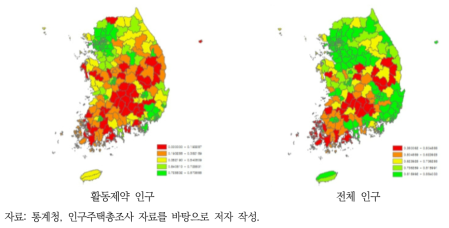 2005년 직종 다양성