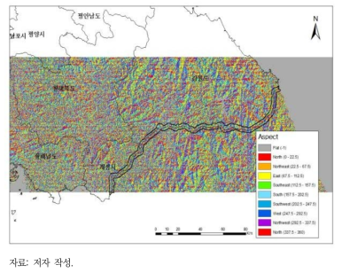 연구대상지의 향