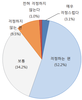 대기오염 건강영향 걱정 수준