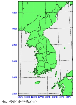 육상-해상 영역 구분도