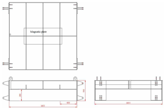 Dimension of specimen housing