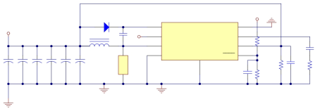 15V → 5V Step down regulator