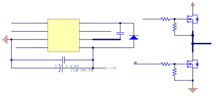 모터구동을 위한 MOSFET 드라이버 회로