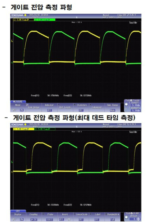 충전부 게이트 인가 파형