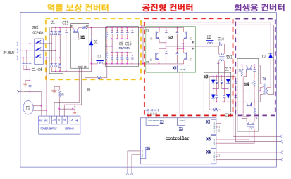 능동드룹제어 충전부 시뮬레이션 회로도