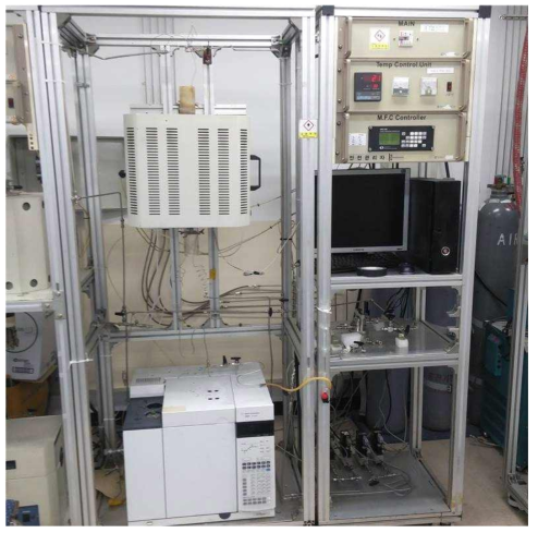 Dual-phase 판형 분리막의 산소 투과 실험 도면 및 사진