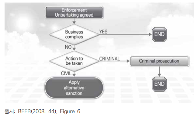 Enforcement Undertakings 진행과정