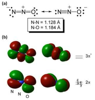 N O의 분자 및 분자 오비탈 구조.2