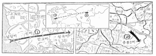 A track map of the Hongsung tornado case.